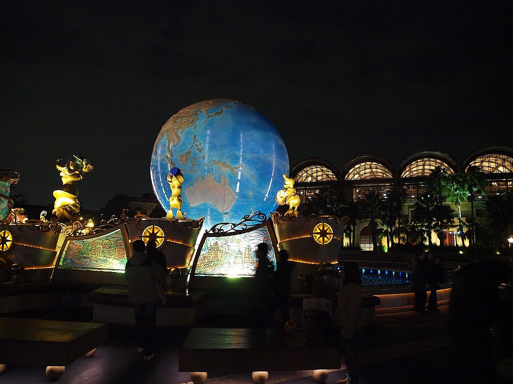 夜のディズニーシー^^;
