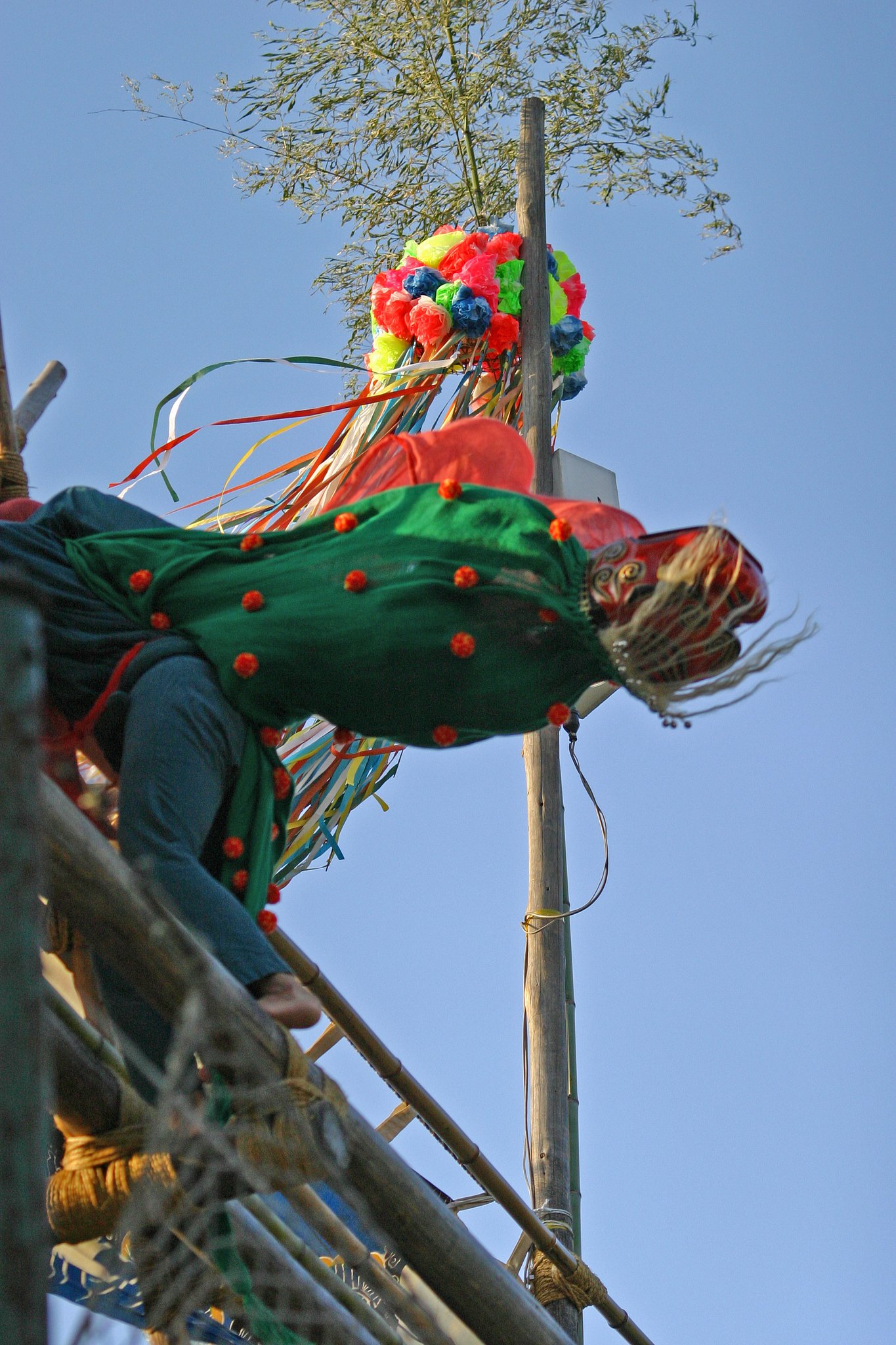 梯子獅子２