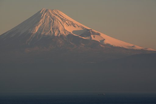 駿河湾からの富士