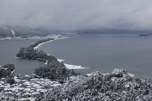 天橋立(雪化粧Ver)
