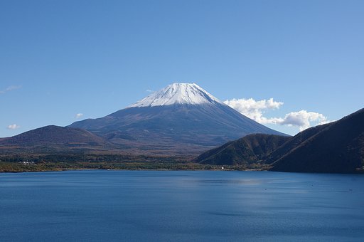 青い水面
