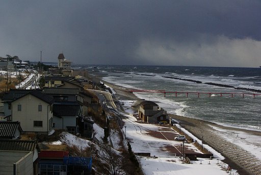 【街】海辺の温泉　　