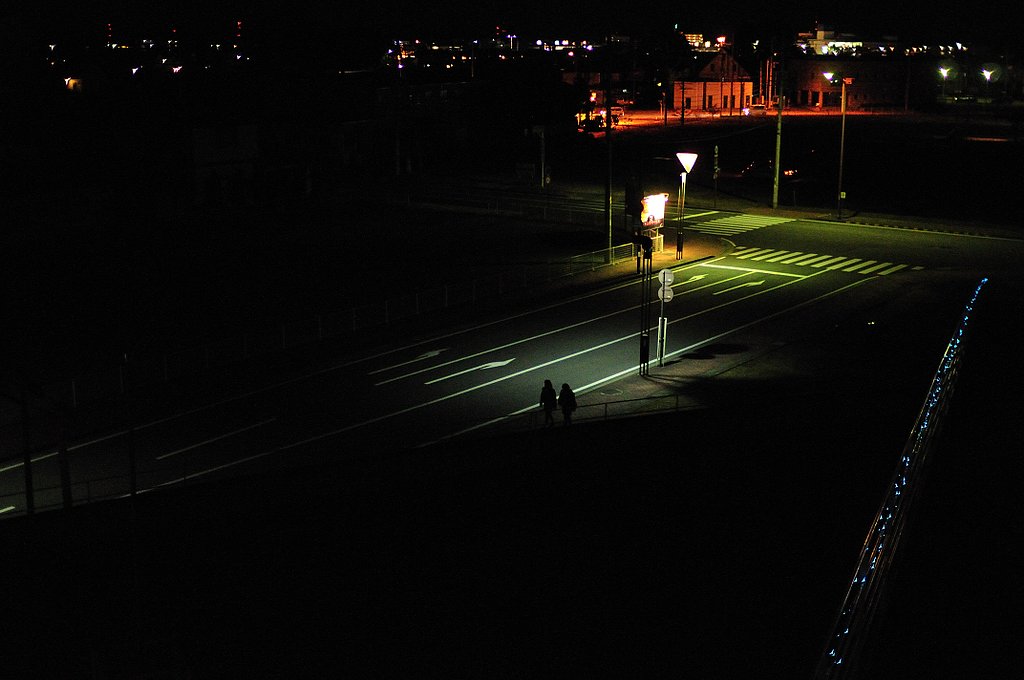 夜の帰り道