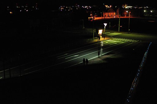 夜の帰り道