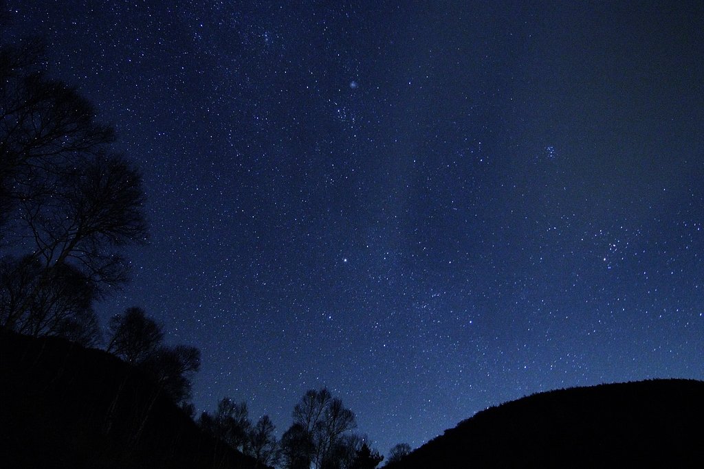 湯の丸高原でホームズ彗星を