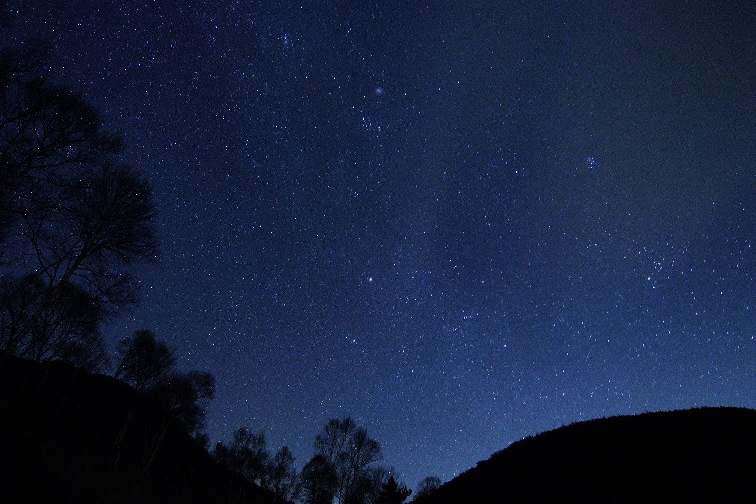 湯の丸高原でホームズ彗星を