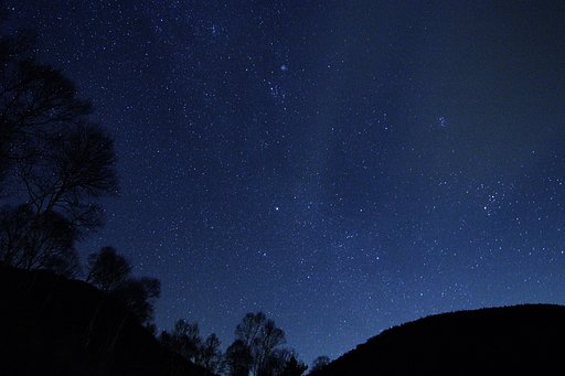 湯の丸高原でホームズ彗星を