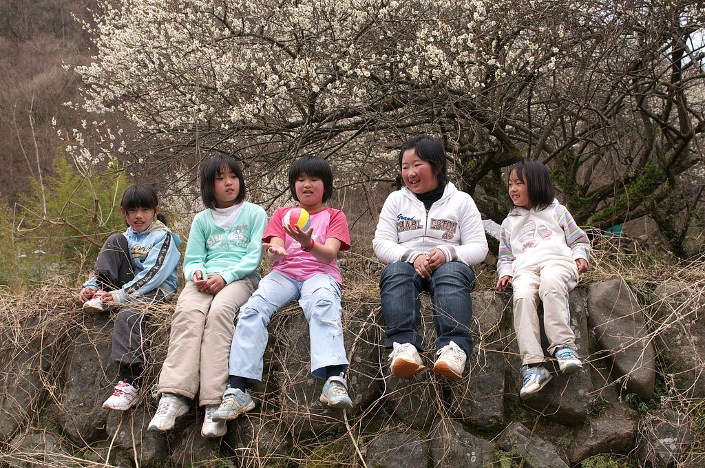 山里の子供達