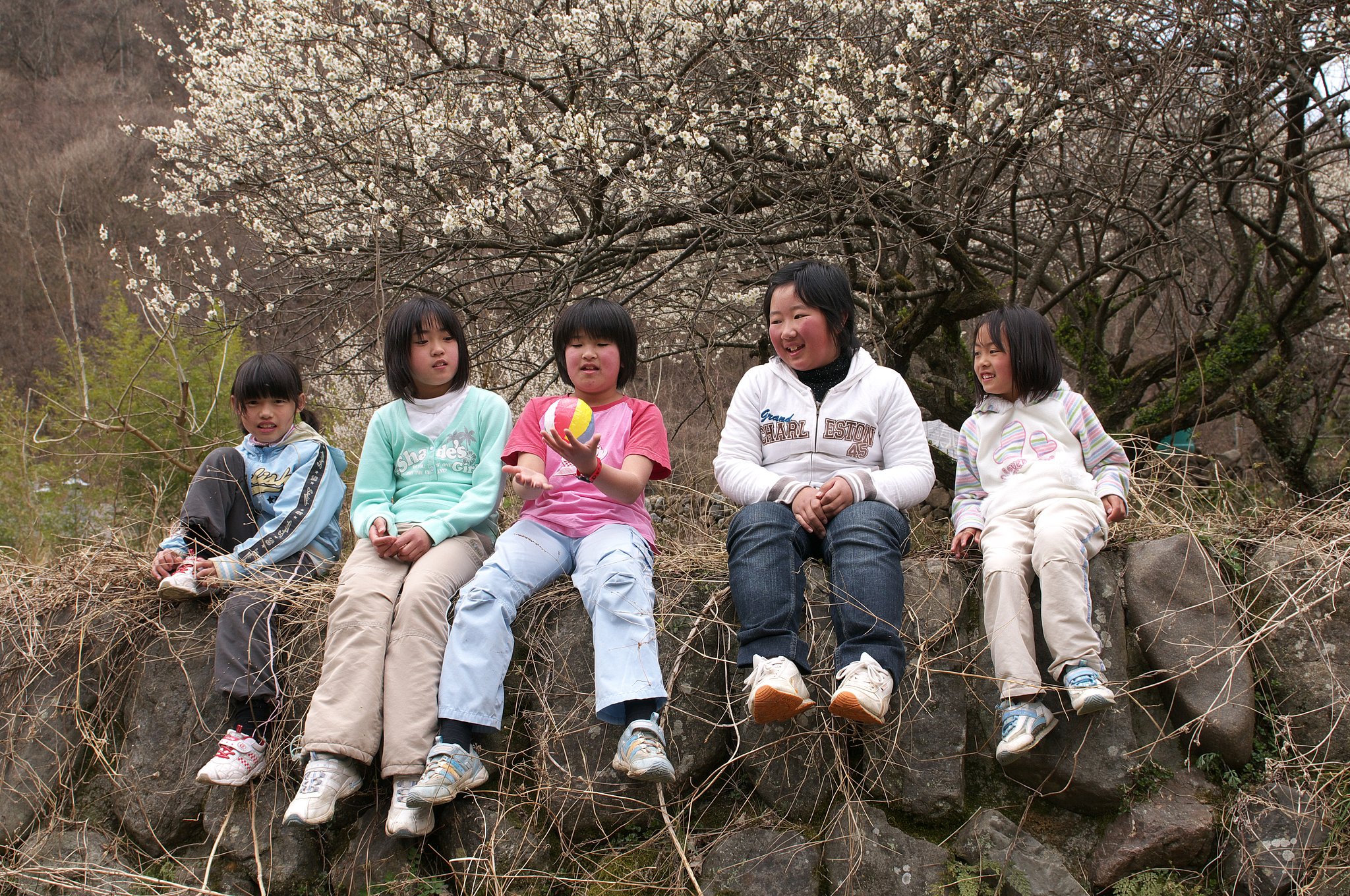 山里の子供達