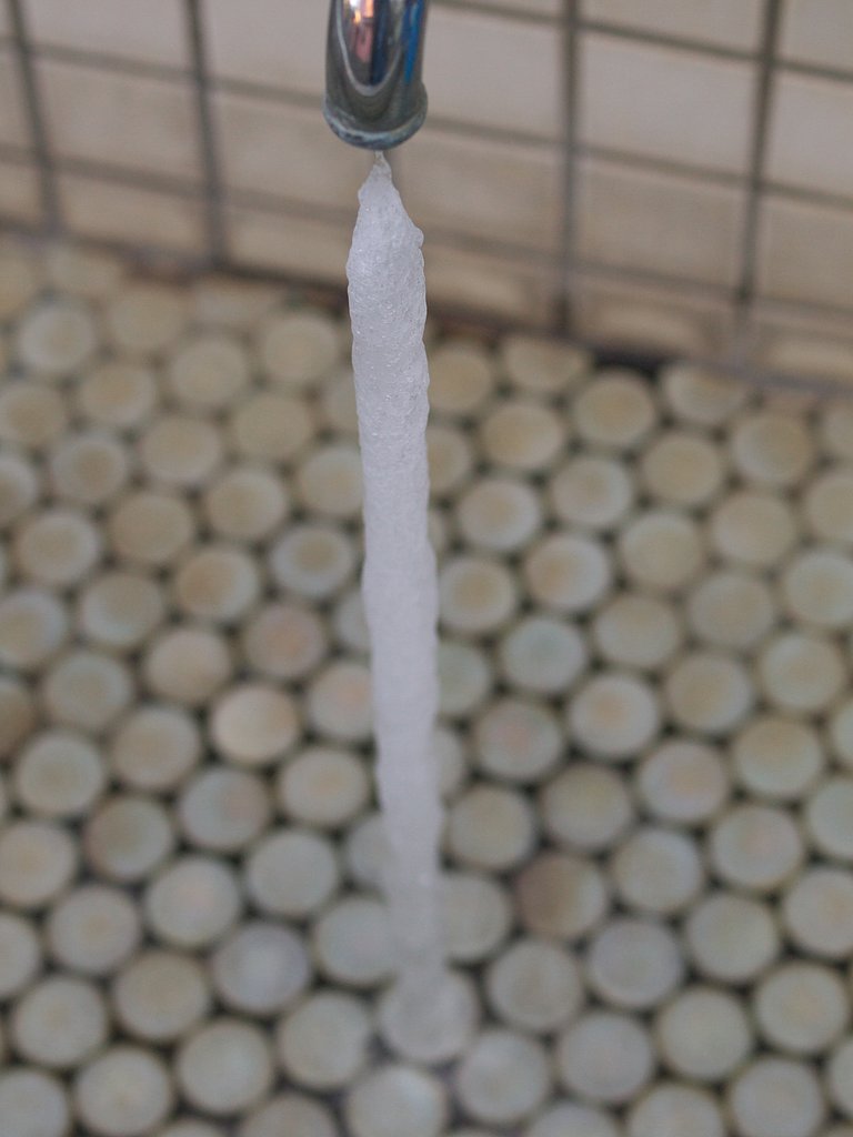 逆さ△氷柱・・・