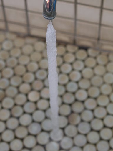 逆さ△氷柱・・・
