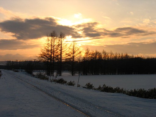 雪の網走
