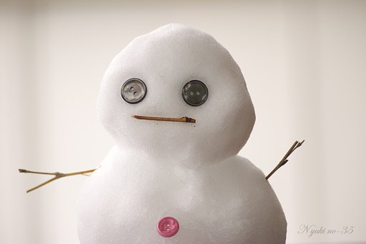 【街】雪だるま
