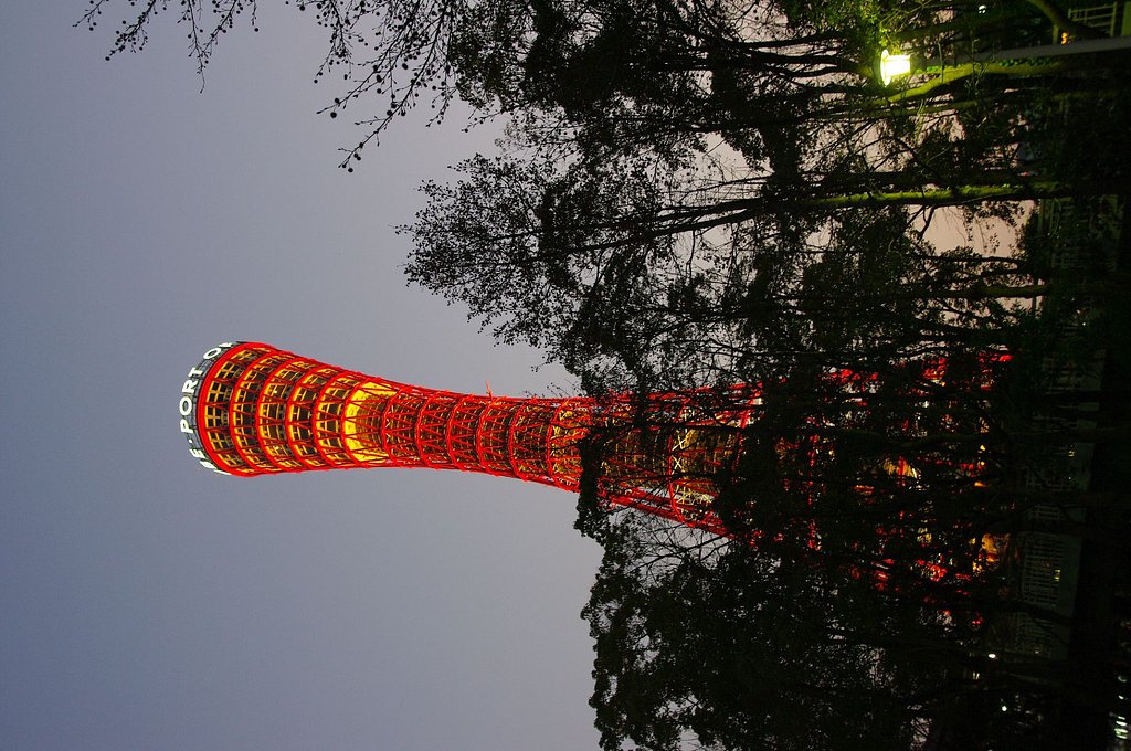 夕暮れのポートタワー