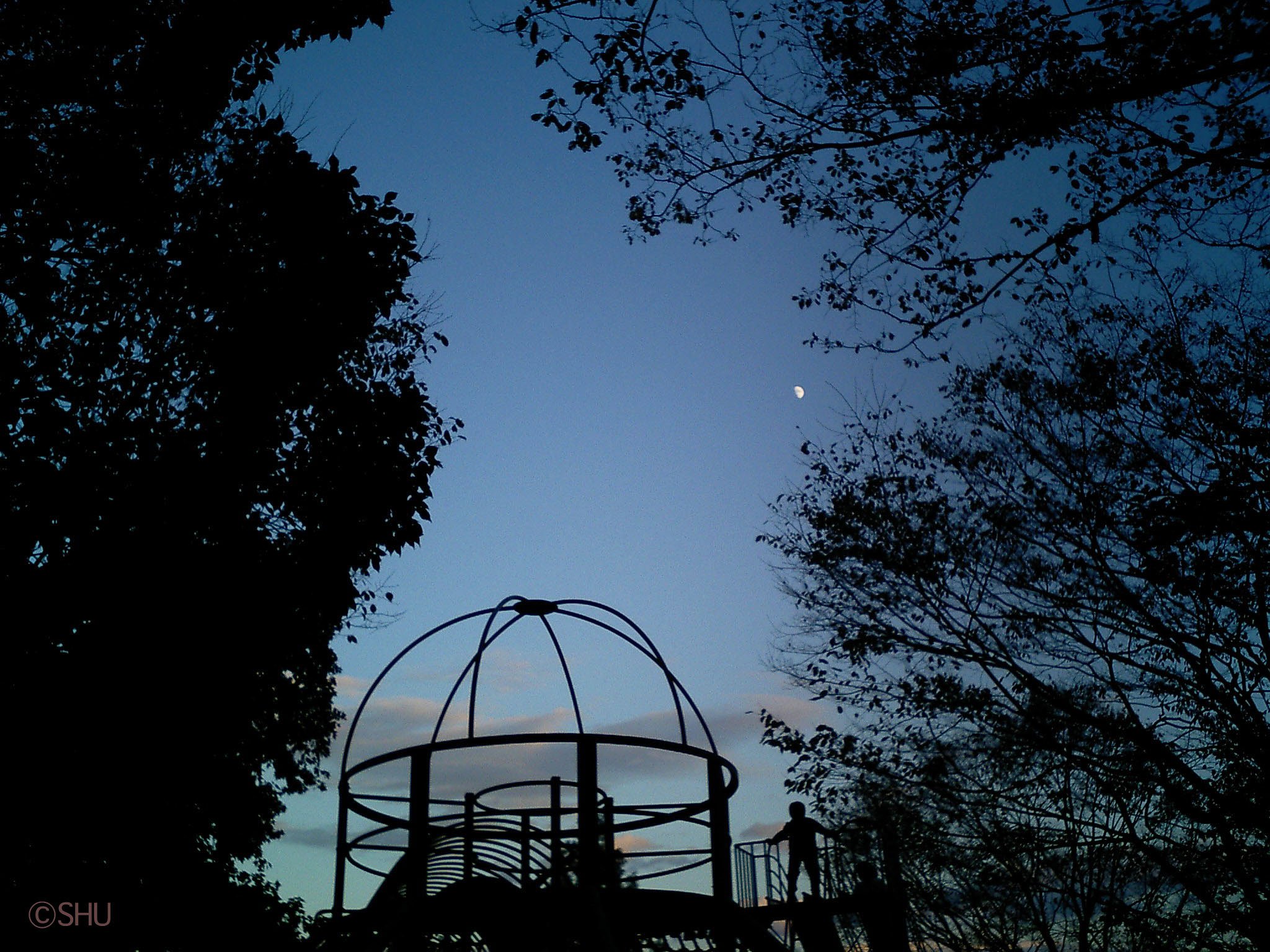 夕暮れ
