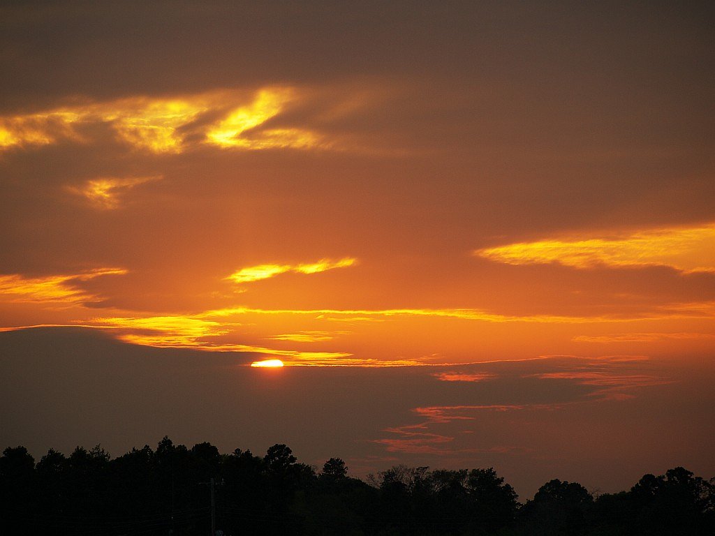夕焼け・・・
