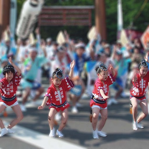 【赤】　阿波踊り