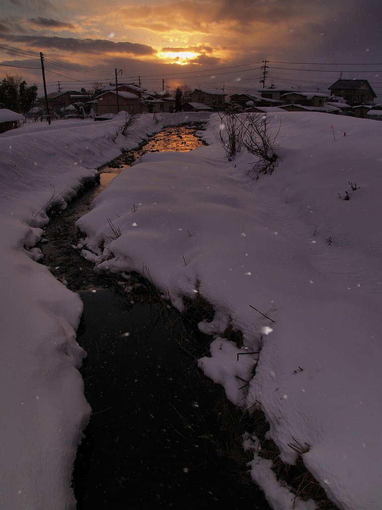 橋の上から
