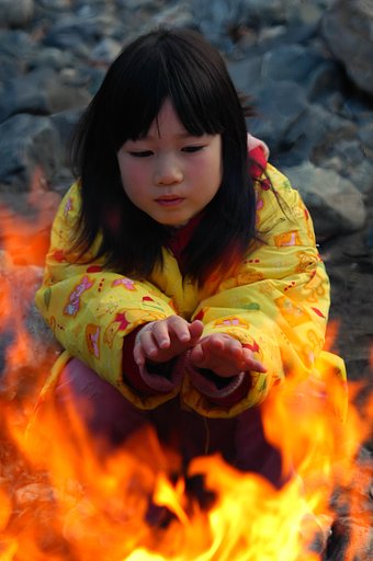 寒い朝