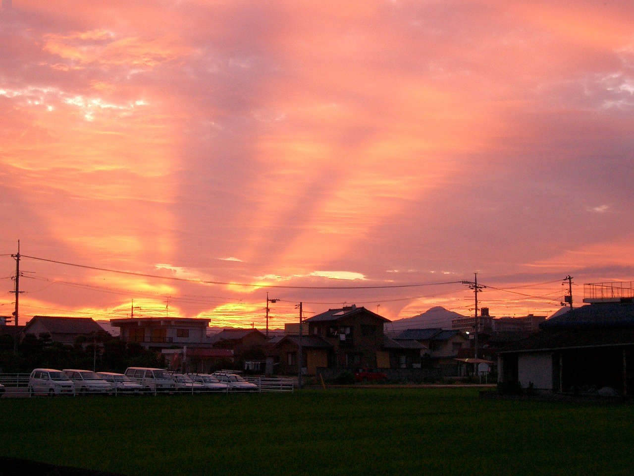 思い出の夕焼け