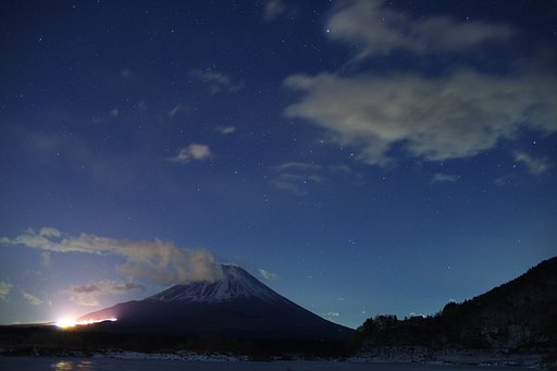 星と富士