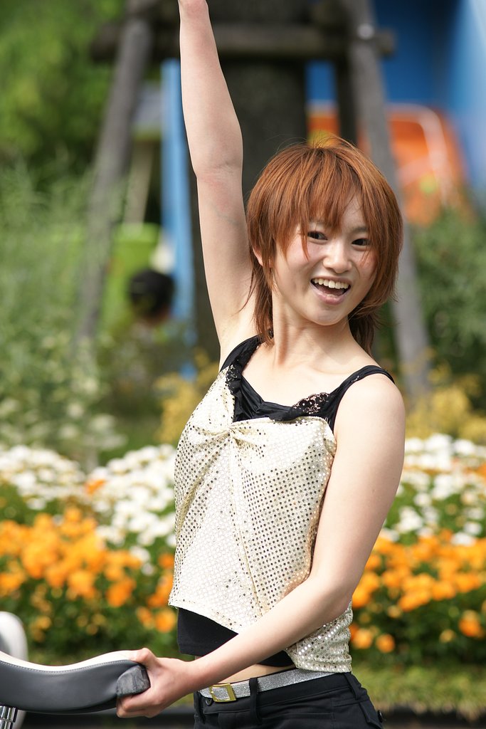 大道芸のおねえちゃん