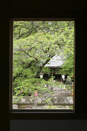 城跡の小窓