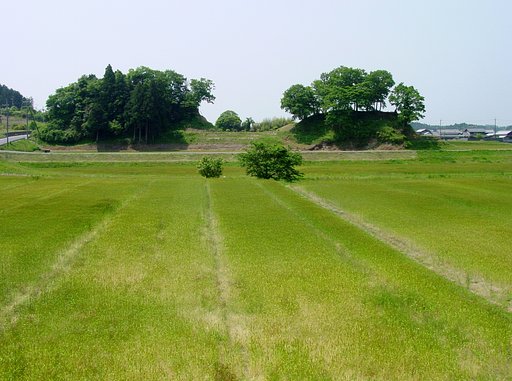 麦畑のある風景