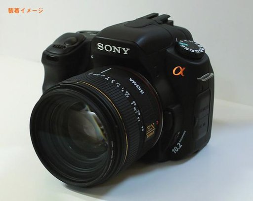 30mm F1.4　装着図