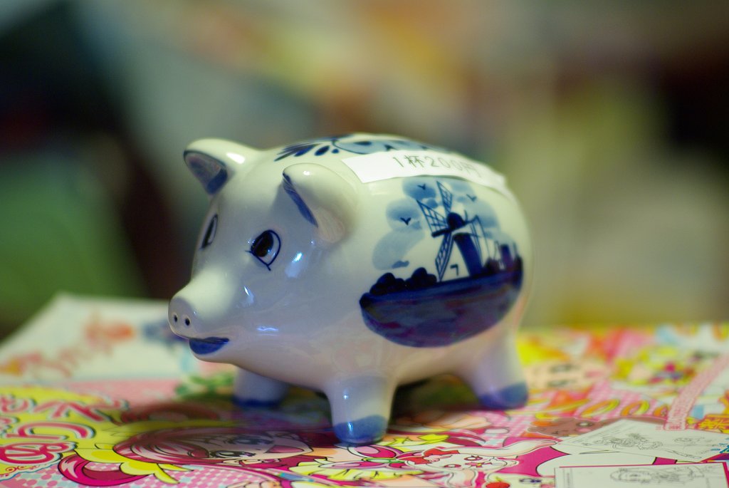 ぶたの貯金箱