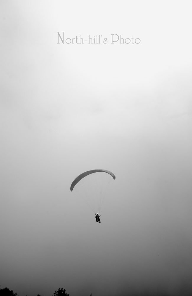 雲の中へ・・・