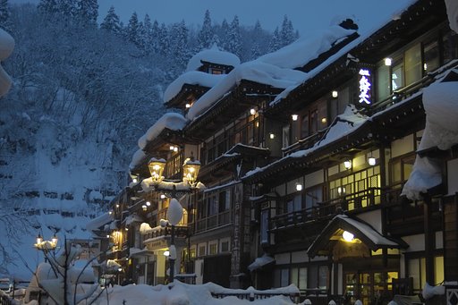 冬の銀山