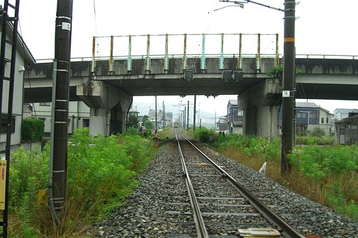 踏み切り通過