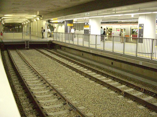 副都心線渋谷駅の東急東横線の線路
