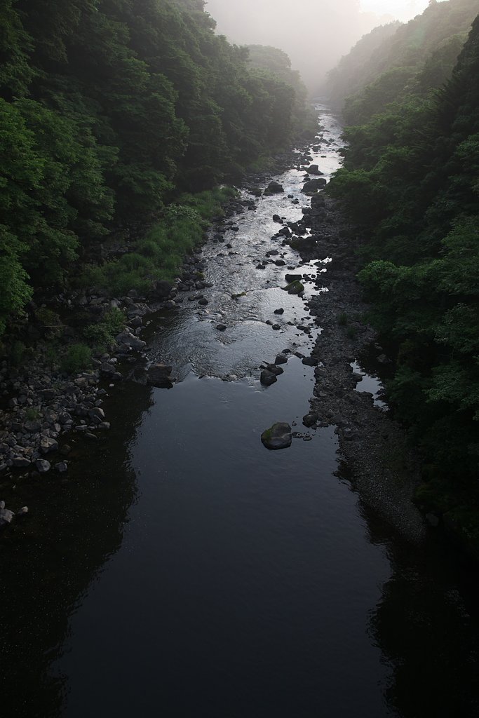 緑の渓谷