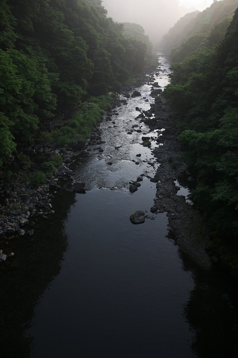緑の渓谷