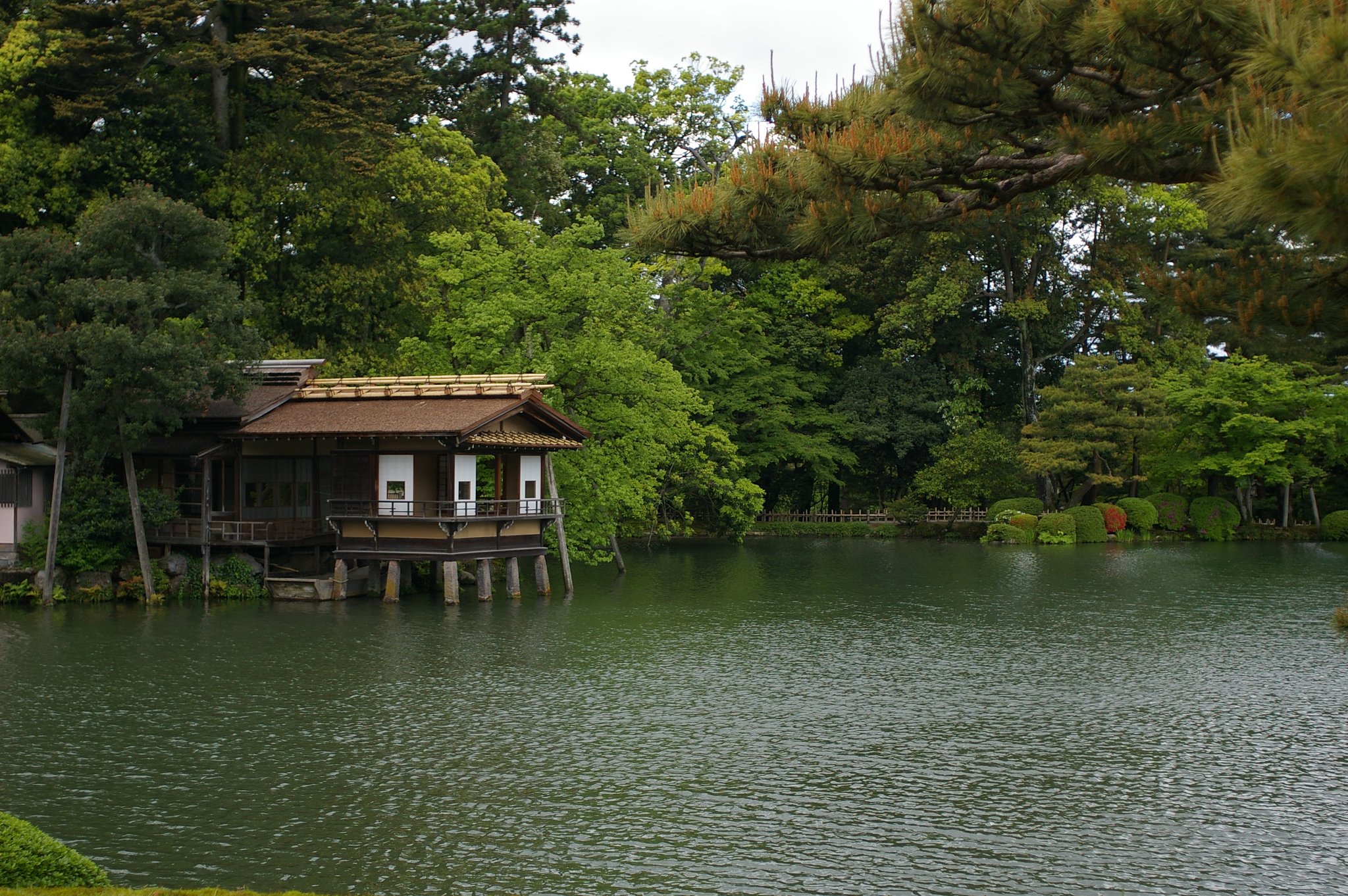 兼六園で試し撮り