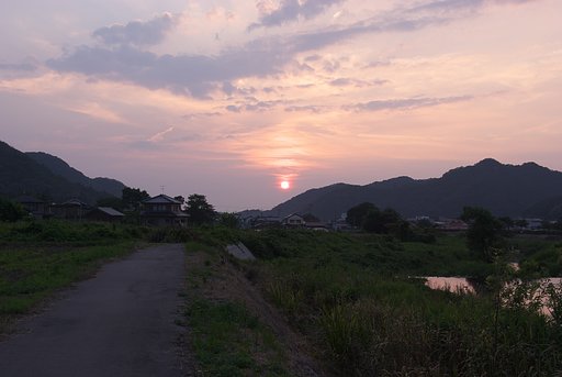 12日の夕焼け、オリジナル