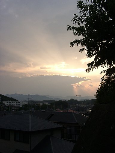 梅雨どきの夕暮れ-７