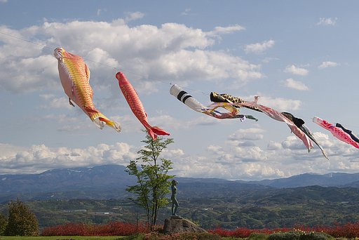 鯉幟の季節