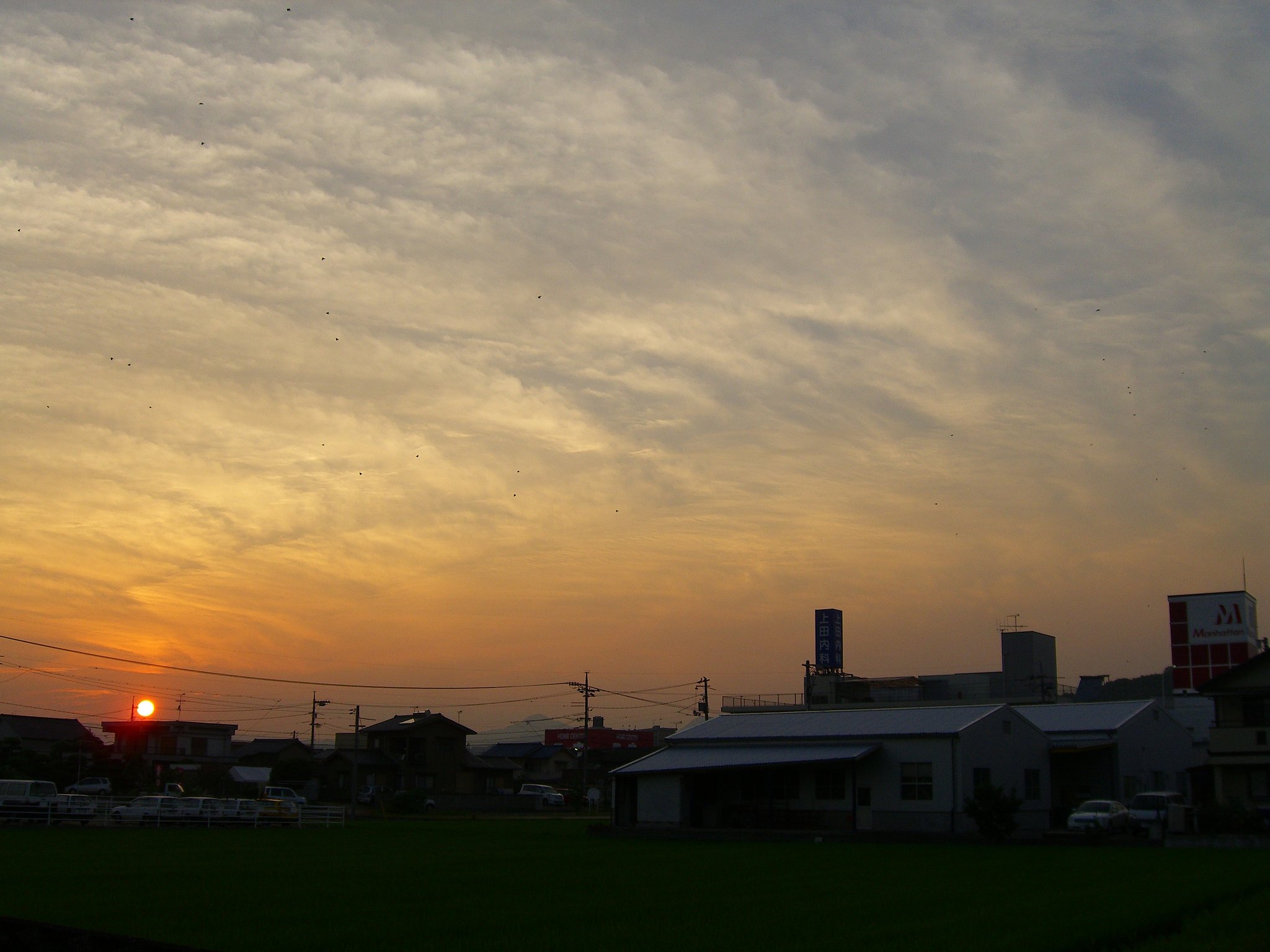 定点観測-夕日