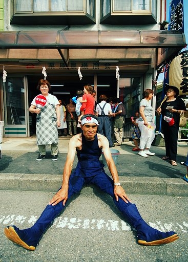 【祭】　日焼け