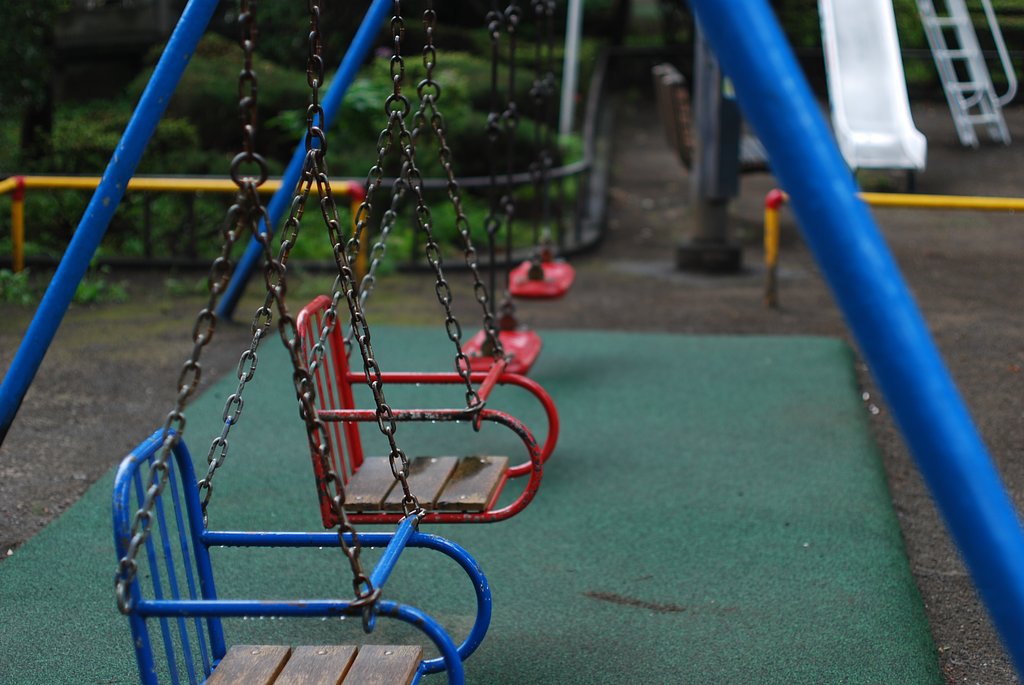 雨上がりの公園