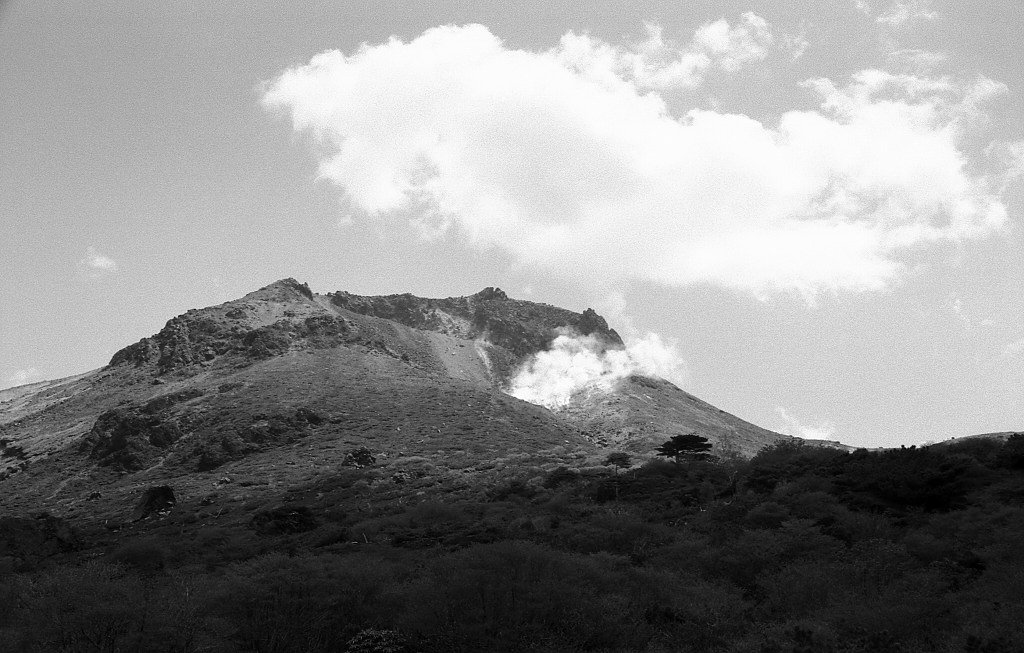 大物勝負　雲と山