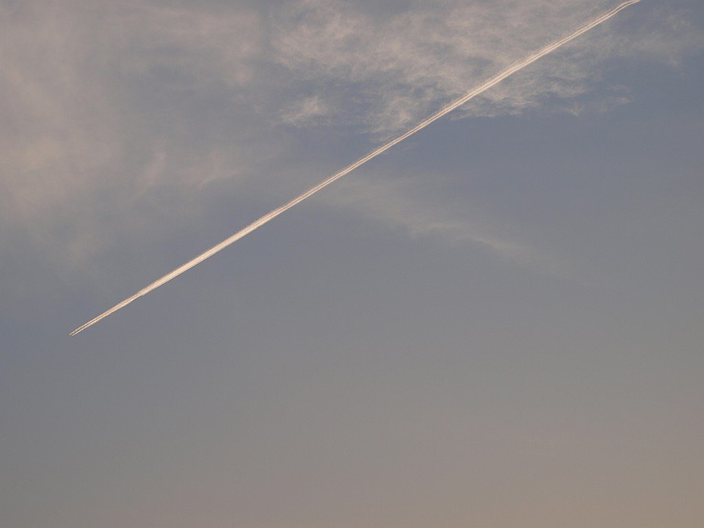 飛行機雲・・・