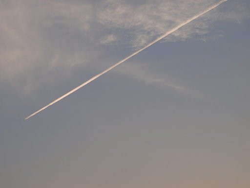 飛行機雲・・・
