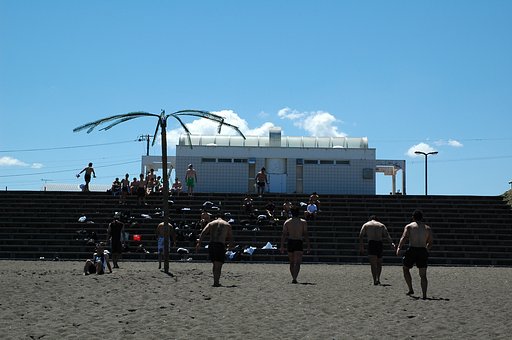 浜辺・夏