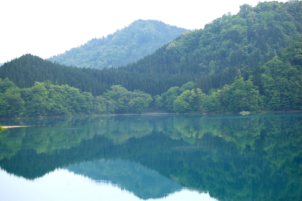 静かな湖面