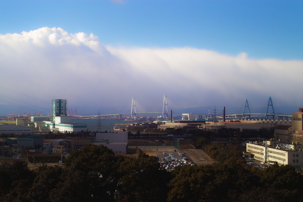 ちょっと不思議な雲でした。