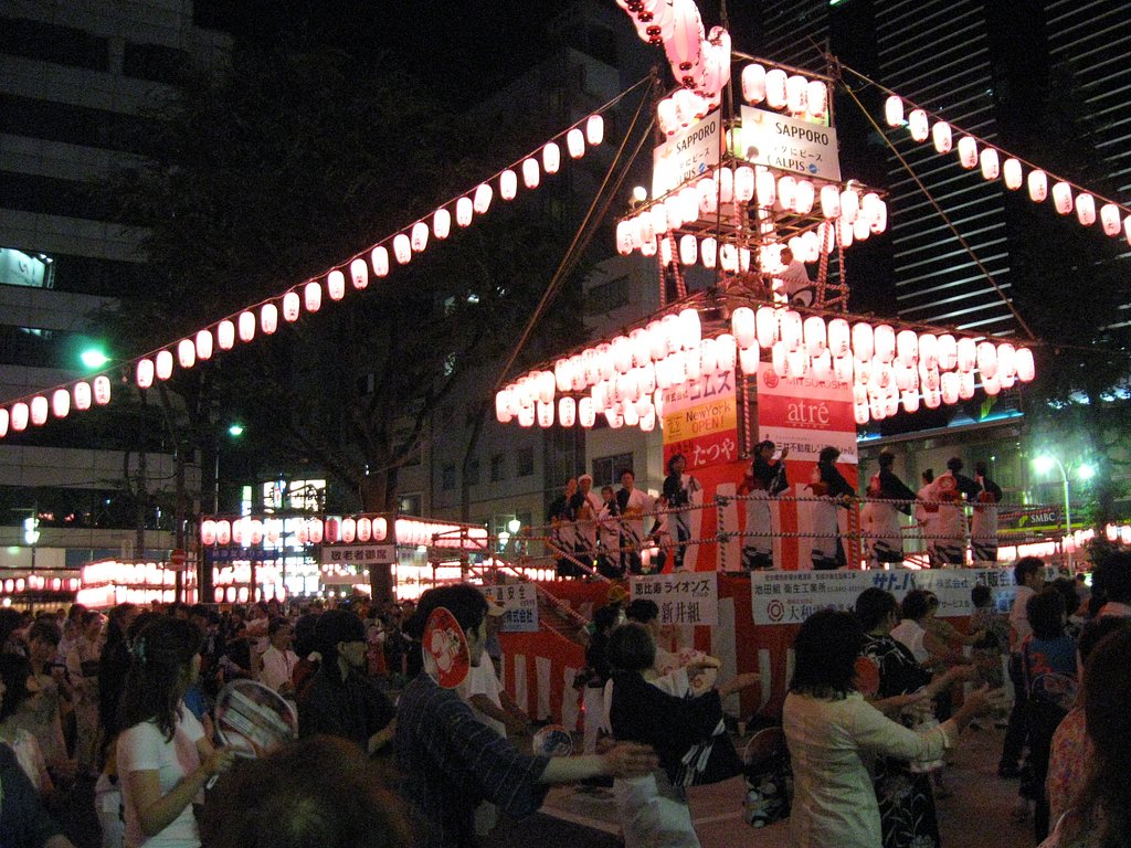 【祭】月が〜でたでた、月が〜でた。